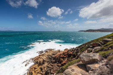 Norman Point lookout Norman Beach Wilsons promontory Milli Park, victoria, Avustralya