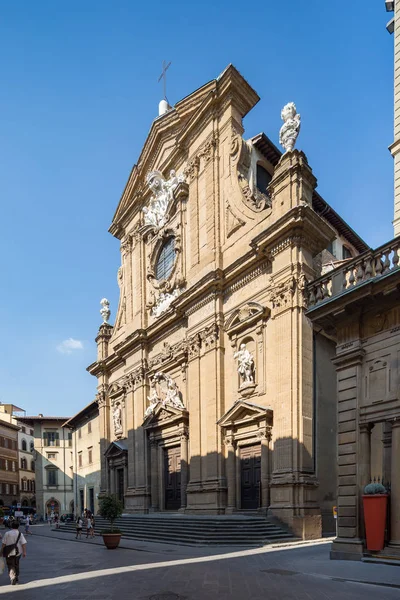 Florens Italien Juli 2Nd 2015 Sidovy Den Kyrkan San Michele — Stockfoto