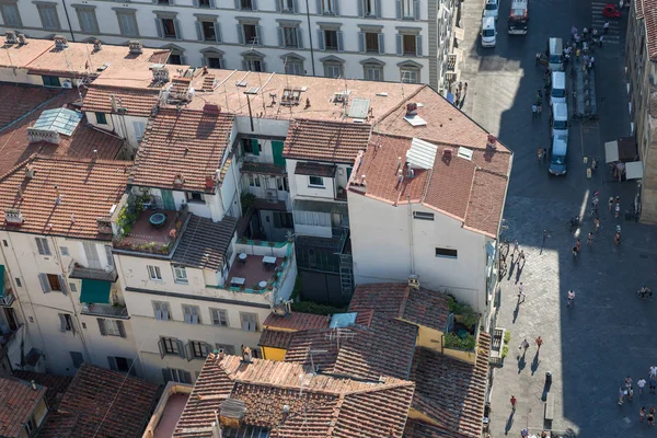 Daken Van Florence Zoals Gezien Vanaf Bovenkant Van Giotto Campanile — Stockfoto