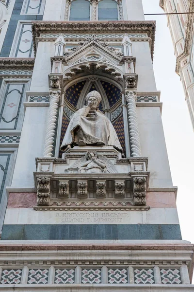 Florence Italy July 3Rd 2015 Sculpture Detail Beautiful Cathedral Florence — Stock Photo, Image