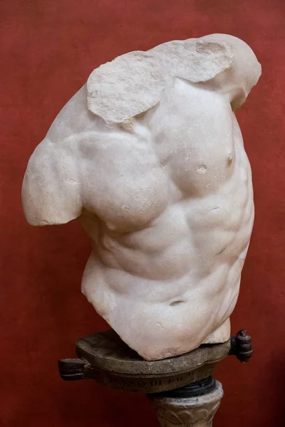 Florence Italy July 3Rd 2015 Sculpture Uffizi Gallery Uffizi One — Stock Photo, Image