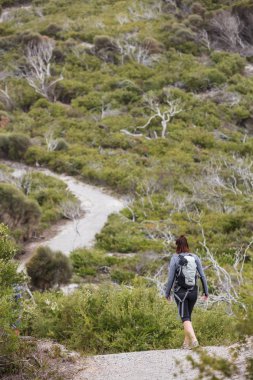 3 bölme iz Wilsons Promontory Milli Parkı Victoria, Avustralya, hiking