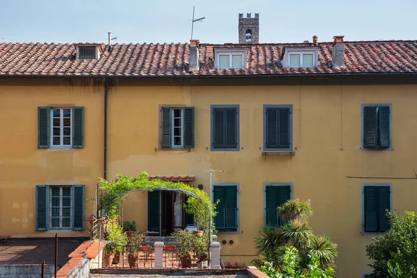 Lucca Italië Juli 2015 Het Dakterras Tuin Gezien Van Een — Stockfoto