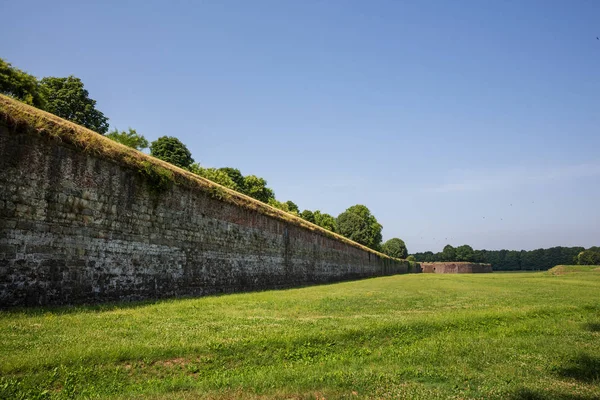 Beroemde Muren Van Lucca Toscane Italië — Stockfoto