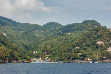 Paraggi küçük sahil kasaba, yanındaki Portofino Ligurian kıyısında, İtalya