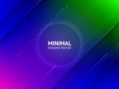 Vektör dinamik renkli canlı dalga renkli arka plan