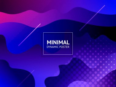 Vektör dinamik renkli canlı dalga renkli arka plan