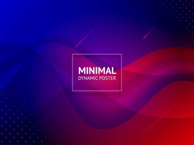 Vektör dinamik renkli canlı dalga renkli arka plan