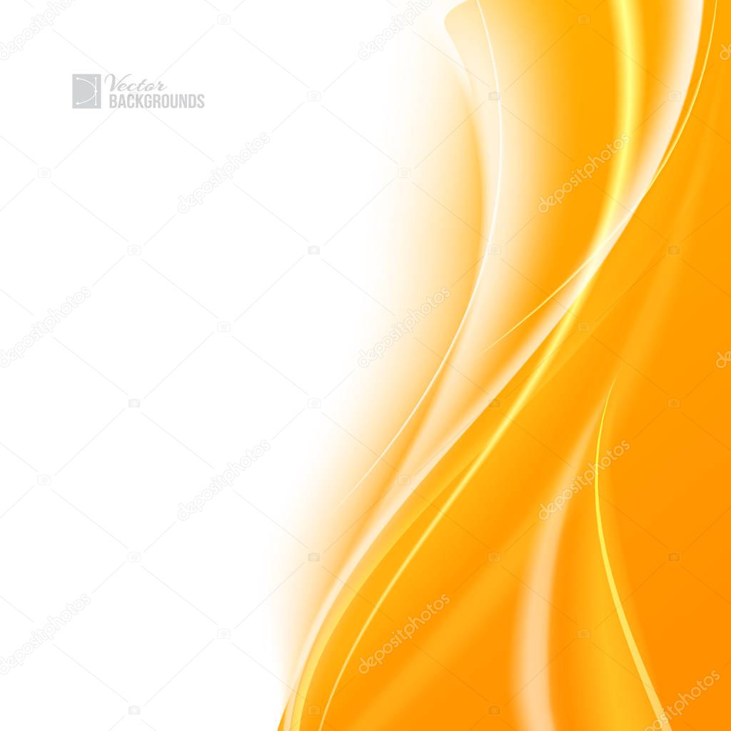 Tender orange light abstract background.