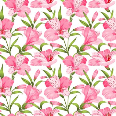 Güzel alstroemeria.