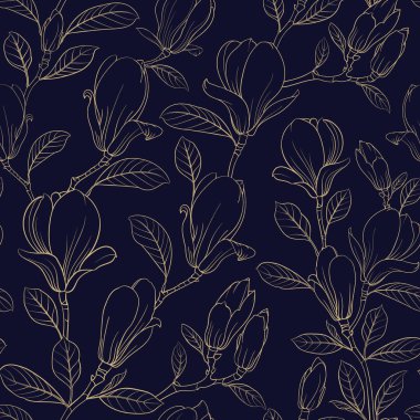 Manolya çiçek açan çiçek.