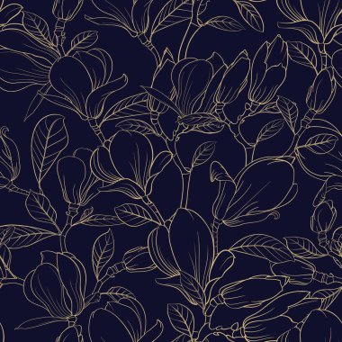 Çiçek elementleri seti.