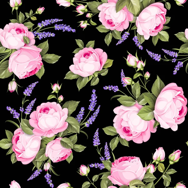 Roses de couleur luxueuse . — Image vectorielle
