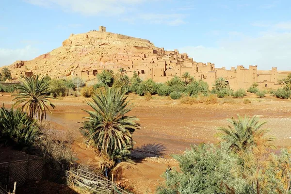 Africké hrad - Kasbah, Ksar Ait Ben Haddou — Stock fotografie