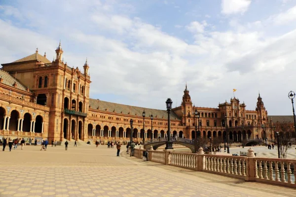 Seville, Spain. Spanish Square, Plaza de Espana Stock Photo