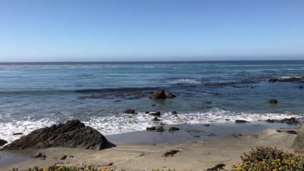 4 k antenn Californias Big Sur kust — Stockvideo