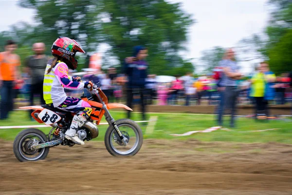 Uzhgorod Ukraina Maja 2017 Extreme Enduro Moto Sport Junior Rider — Zdjęcie stockowe