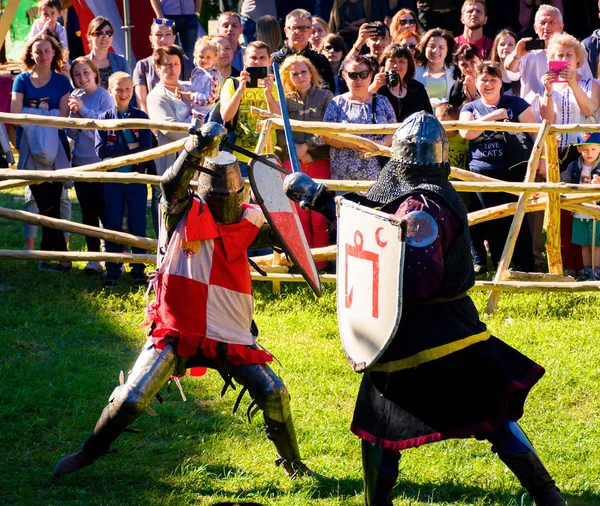 Chynadiyovo Ukraine May 2017 Medieval Culture Festival Silver Tatosh Location — Stock Photo, Image