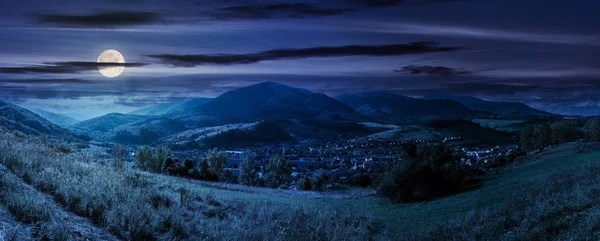 Panorama Dei Campi Rurali Pendii Curvi Luminosa Giornata Autunnale Bella — Foto Stock