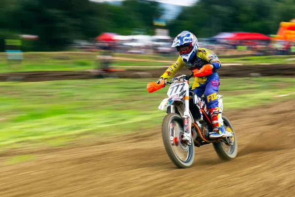 Uzhgorod Ukraina Czerwca 2018 Otwórz Zakarpackie Regionalnych Motocross Mistrzostwa Sport — Zdjęcie stockowe