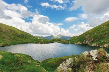 buzul göl capra üzerinde güzel sahne