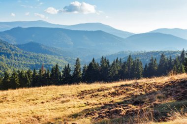 apuseni dağlarında akşam manzara