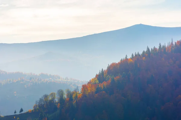 Krásné podzimní odpoledne v horách — Stock fotografie