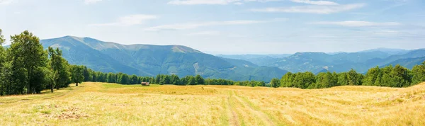 Vacker panoramautsikt över ett sommarfjäll landskap — Stockfoto