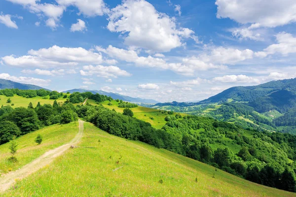 Красивий гірський пейзаж в літній час — стокове фото