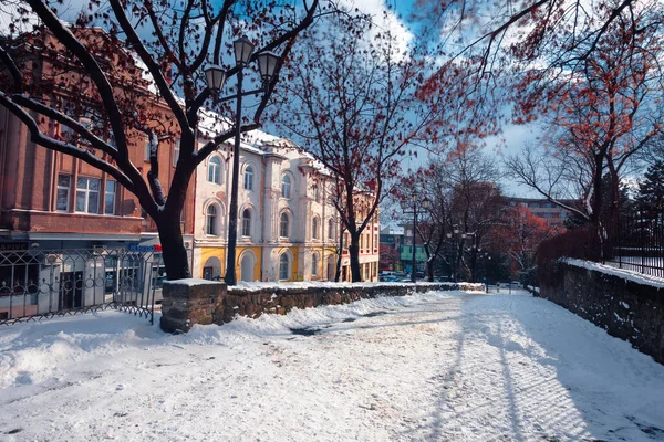 Día de invierno urbano —  Fotos de Stock