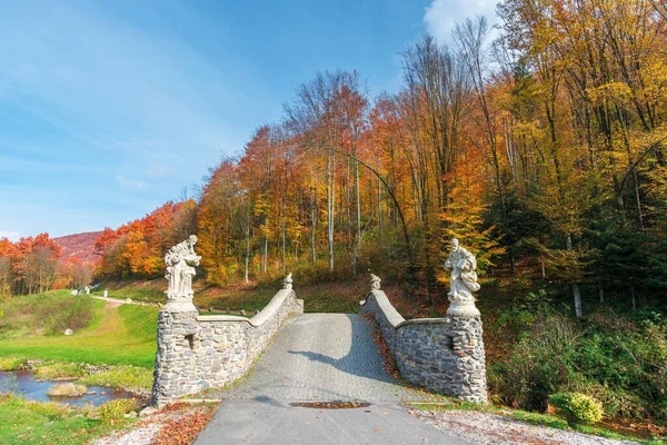 Hermoso paisaje de otoño en el parque — Foto de Stock