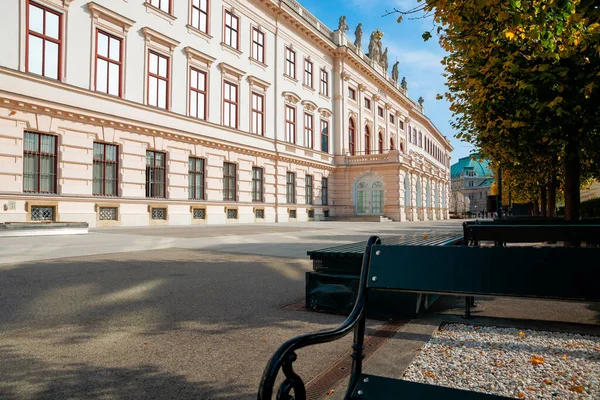 Vídeň Rakousko Zzú 2019 Terasa Zadní Straně Budovy Muzea Albertina — Stock fotografie