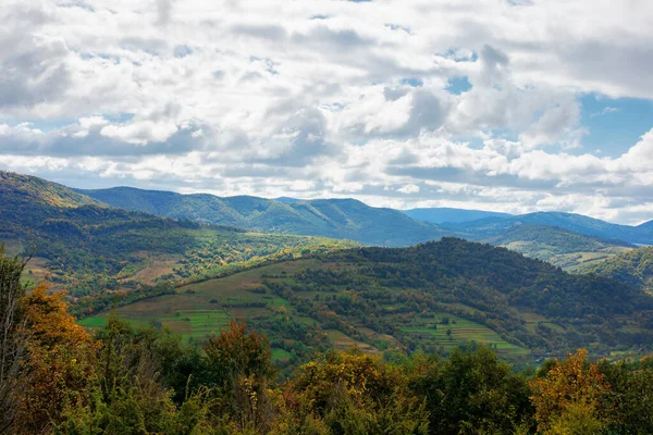 Гірська Сільська Місцевість Восени Красива Природа Сонячний День Суха Трава — стокове фото