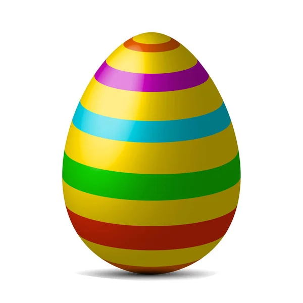 Easter Egg Spring Holidays April Gift Seasonal Celebration — Stock Vector