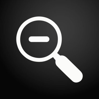 Vınlamak dışarı - illüstrasyon izole düz kare düğmesini vektör