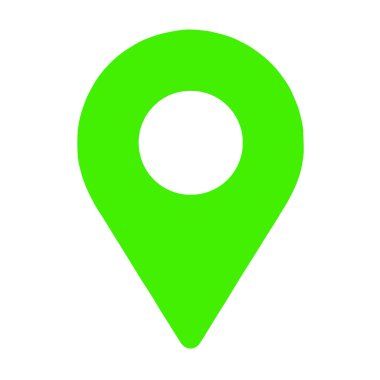 Yer yeşil simge vektör. Eps10