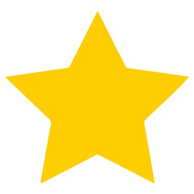 Sarı yıldız. Simge Logo