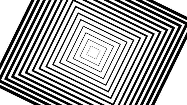 Fond de mouvement avec des formes géométriques en mouvement