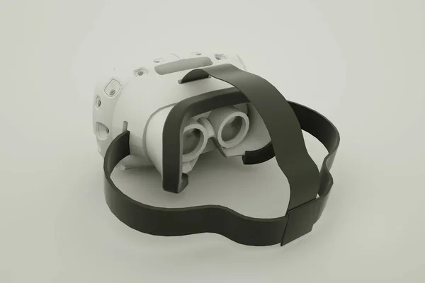 Casco de realidad virtual aislado sobre fondo blanco — Foto de Stock
