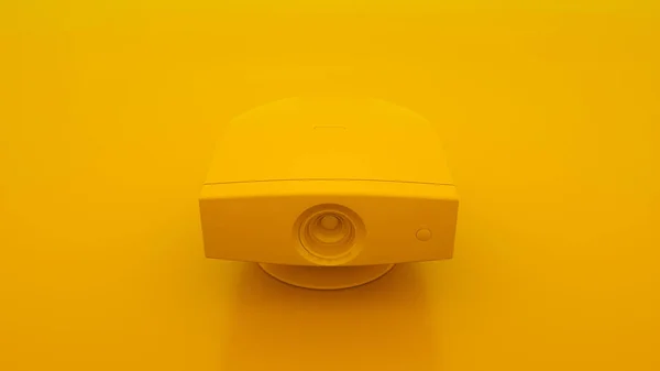 Multimedya Projektörü. Minimal fikir kavramı. 3d illüstrasyon — Stok fotoğraf