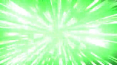 Dijital sembollerle dolu yeşil bilim kurgu tüneli. Soyut fütüristik teknoloji kavramı. Siber uzayda fütüristik yolculuk