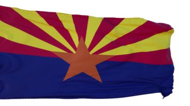 Arizona Bayrağı Gerçekçi Animasyon 'u izole etti. Kusursuz Döngü, 4K