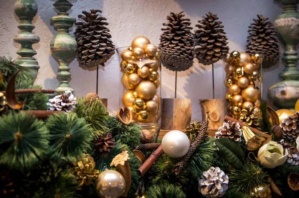 Natale Albero Decorazione Vacanza Palla Natale — Foto Stock