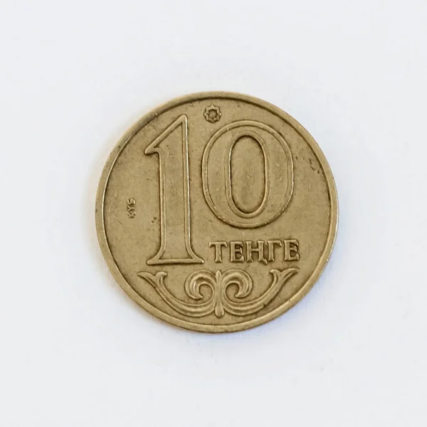 Tenge Kazakhstan 2002 White Background — Stock Photo, Image