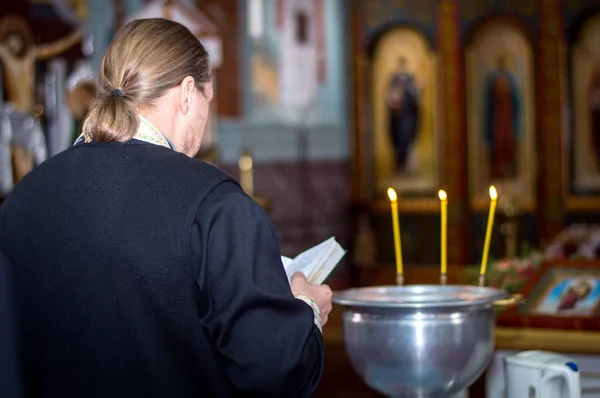 Dnipro Ucrânia Agosto 2017 Casamento Igreja Ortodoxa — Fotografia de Stock