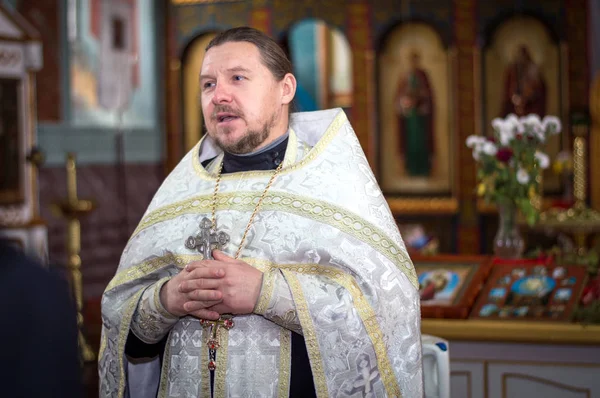 Dnipro Ucrânia Agosto 2017 Casamento Igreja Ortodoxa — Fotografia de Stock