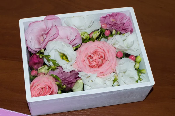 flower box,  gift box with flowers