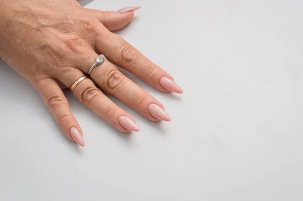 Manicure Master Filings Nails Nail File — Stock Photo, Image