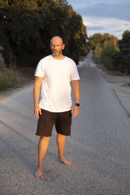 gün batımında düşünme sporcu