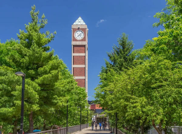 Louisville Usa Juni 2018 Studentisches Aktivitätszentrum Und Turm Auf Dem — Stockfoto